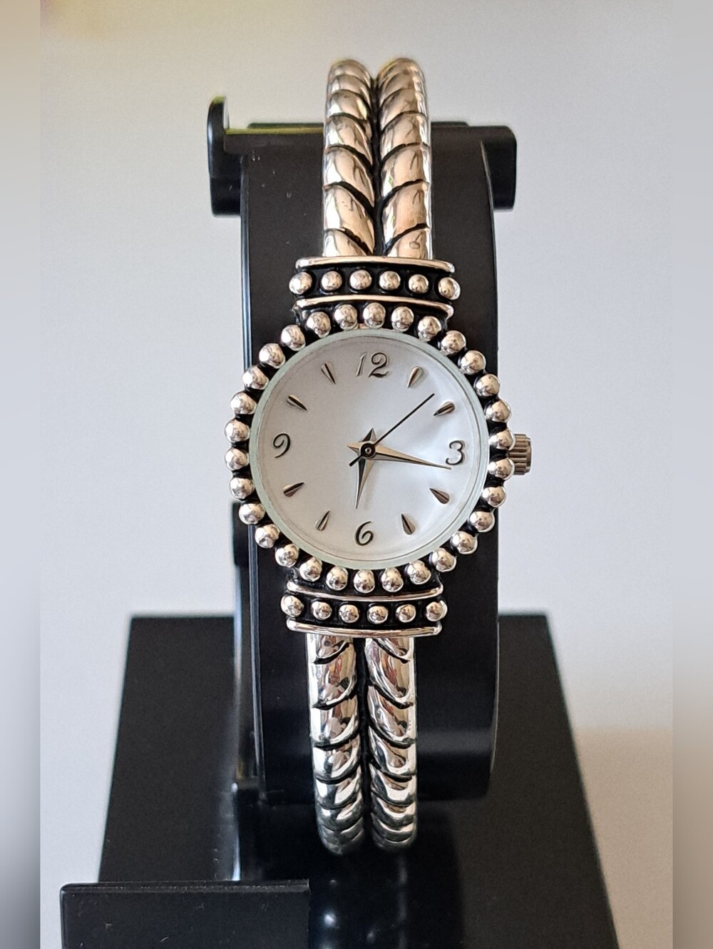 Chico's Originals Vintage Silver Cuff Watch